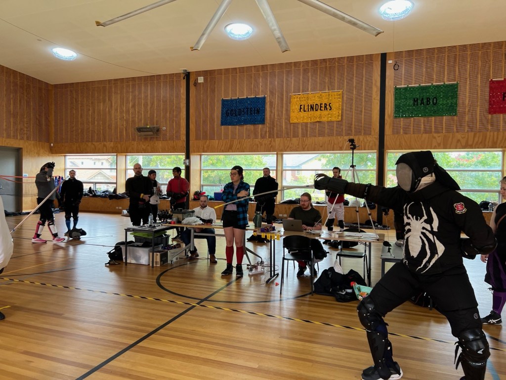 Dominic Tournament fencing